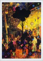 Death NYC Ltd Pop Art Druck " Vuitton Banksy Balloon Girl