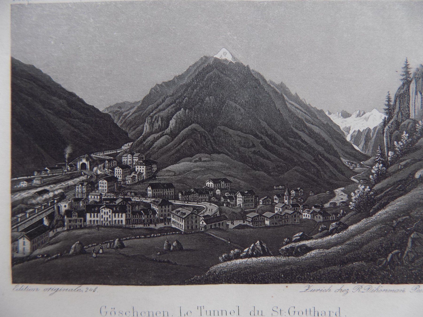 Gravures: Göschenen Gotthard – D'occasion à Risch par Rischli15 3