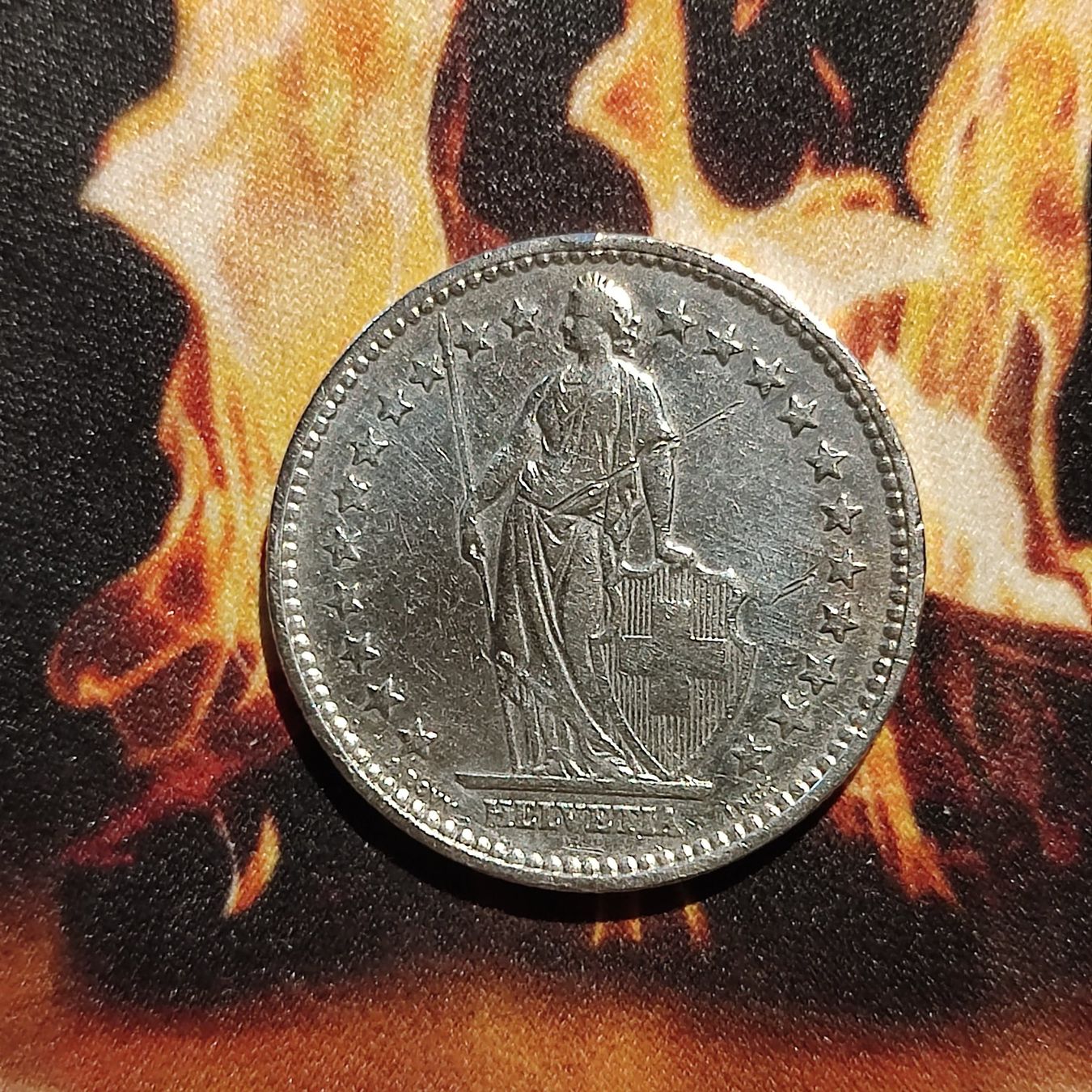 Alle Münzen: 2 Franken 1886, Silber – Gebraucht aus Rieden SG von res1291 3