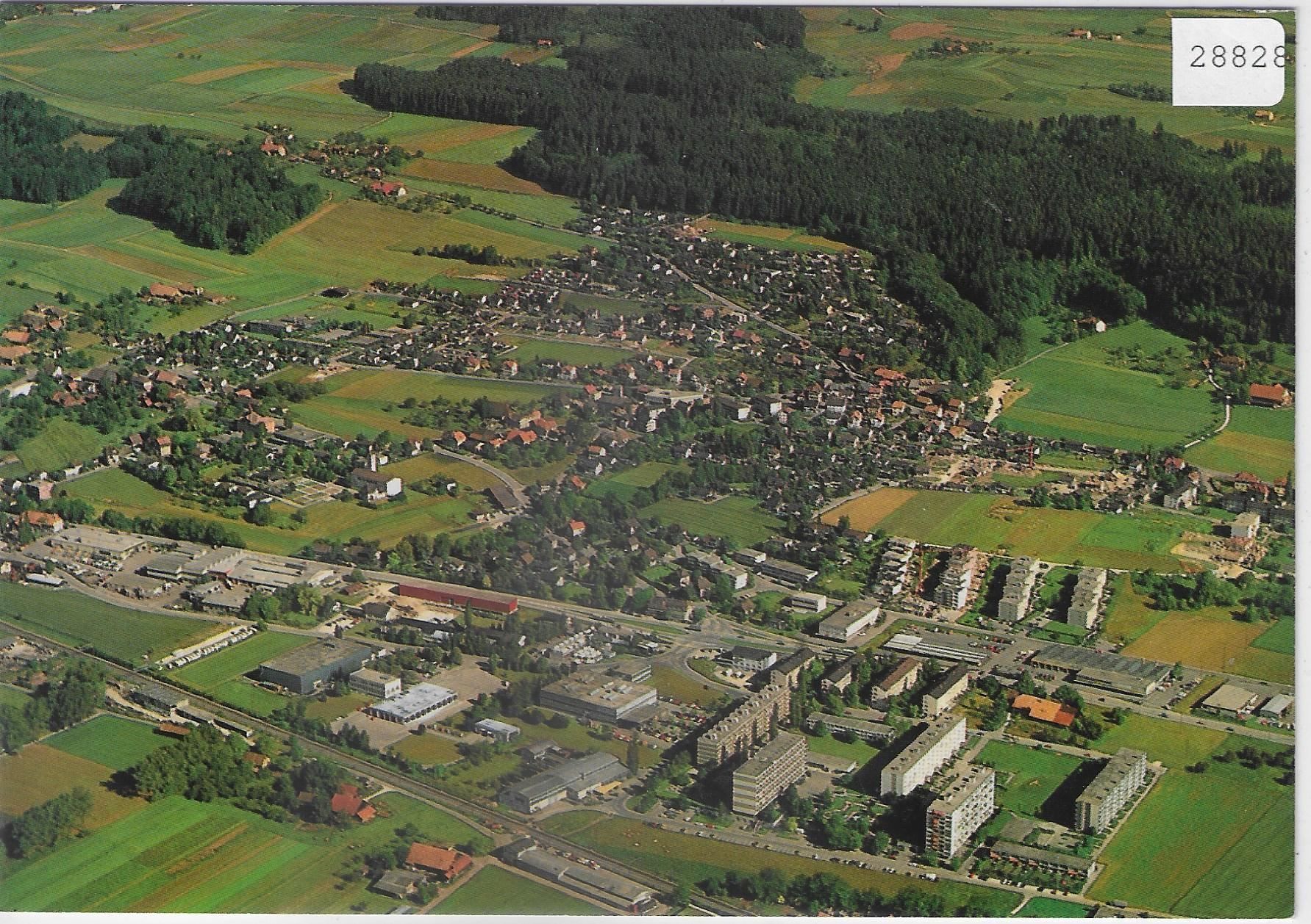 Cartoline postali: Flugaufnahme Bellach SO – Usato da Ettingen venduto da Kartenplanet