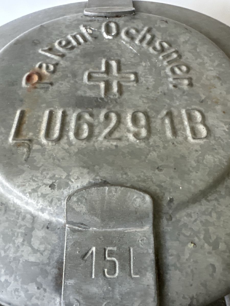 Ochsner Cestini per rifiuti: Vintage Oechsner Kübel, Eimer mit Deckel, 15 Liter  – Usato da Zürich venduto da Chaeffeler 5