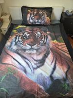 Sehr schöne Bettwäschesset mit Tigerprint und Pferdeprint
