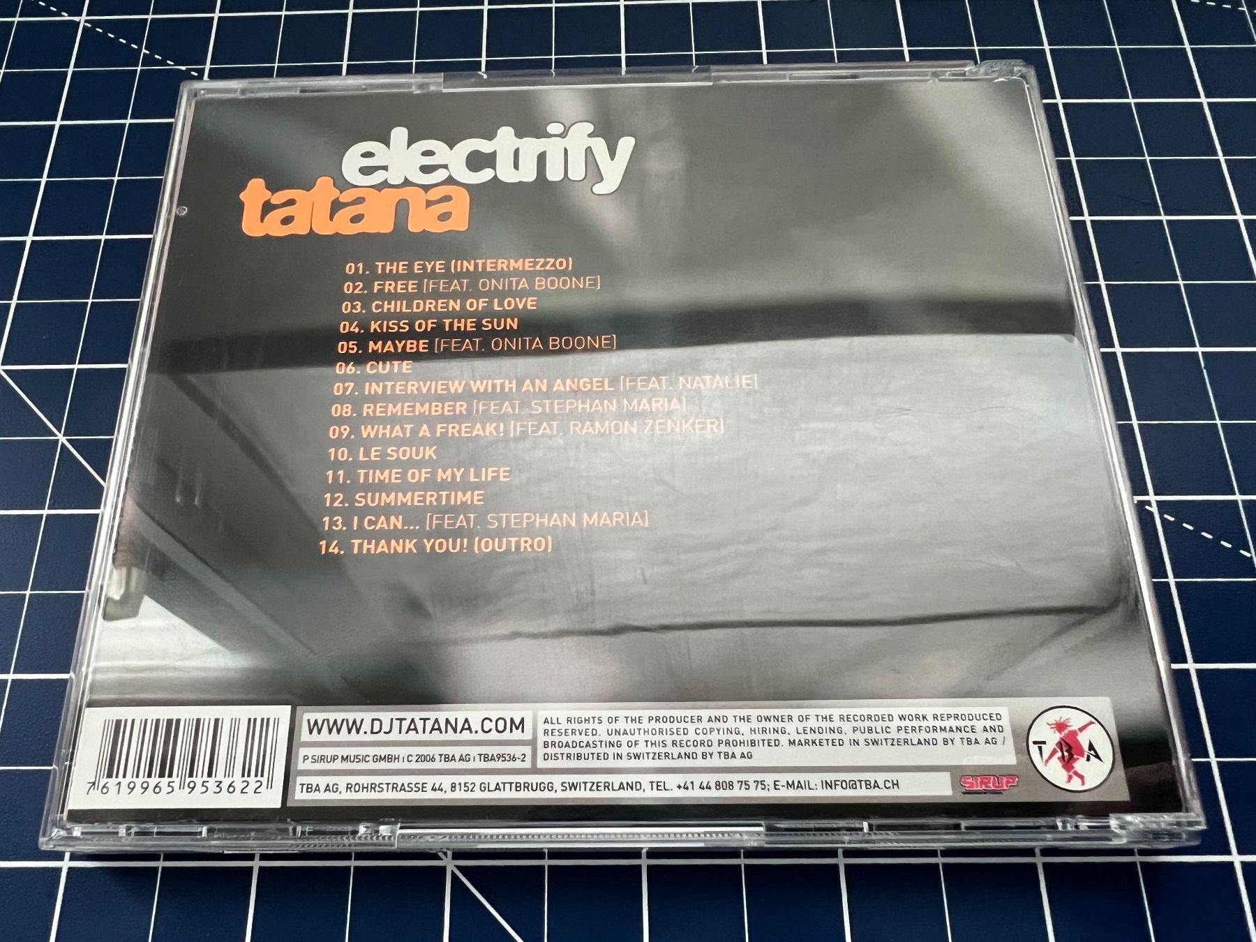 CD: Tatana – Electrify – Usato da st.gallen venduto da sophiephie 2