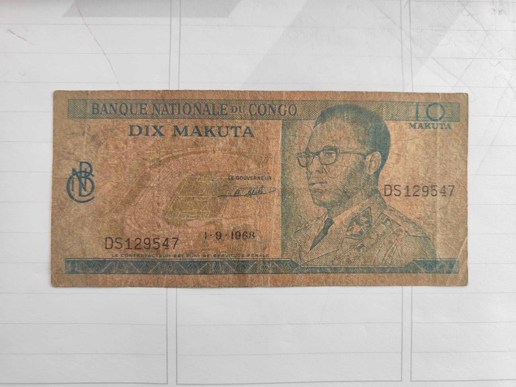 Banconote: Kongo 10 Makuta 1968 !!!!!!! – Usato da Flaach venduto da Lonzo99