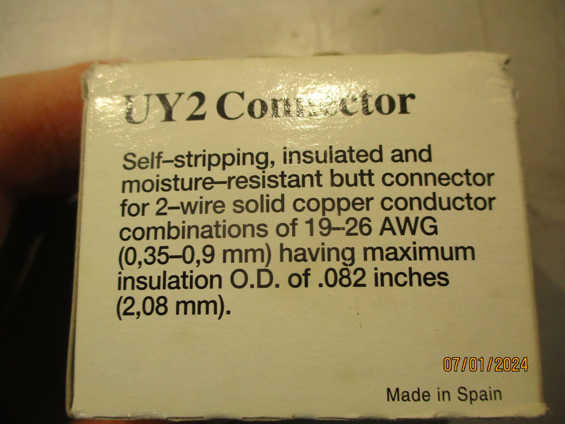 Elektronikbauteile: 3M SCOTCHLOK UY CONNECTOR – Neu und originalverpackt aus Langnau i. E. von Superseven69 3