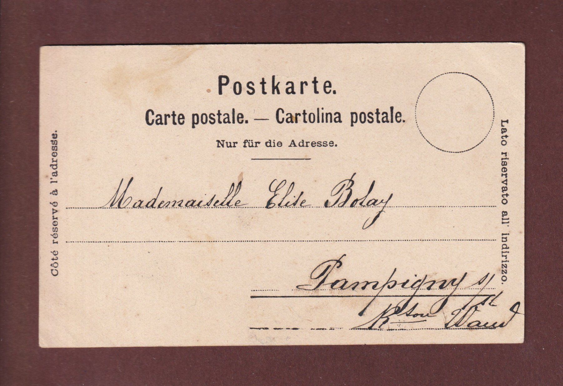 Cartoline postali: MORGES depuis le Débarcadère - Clair de lune – Usato da Pully venduto da nicecards 1