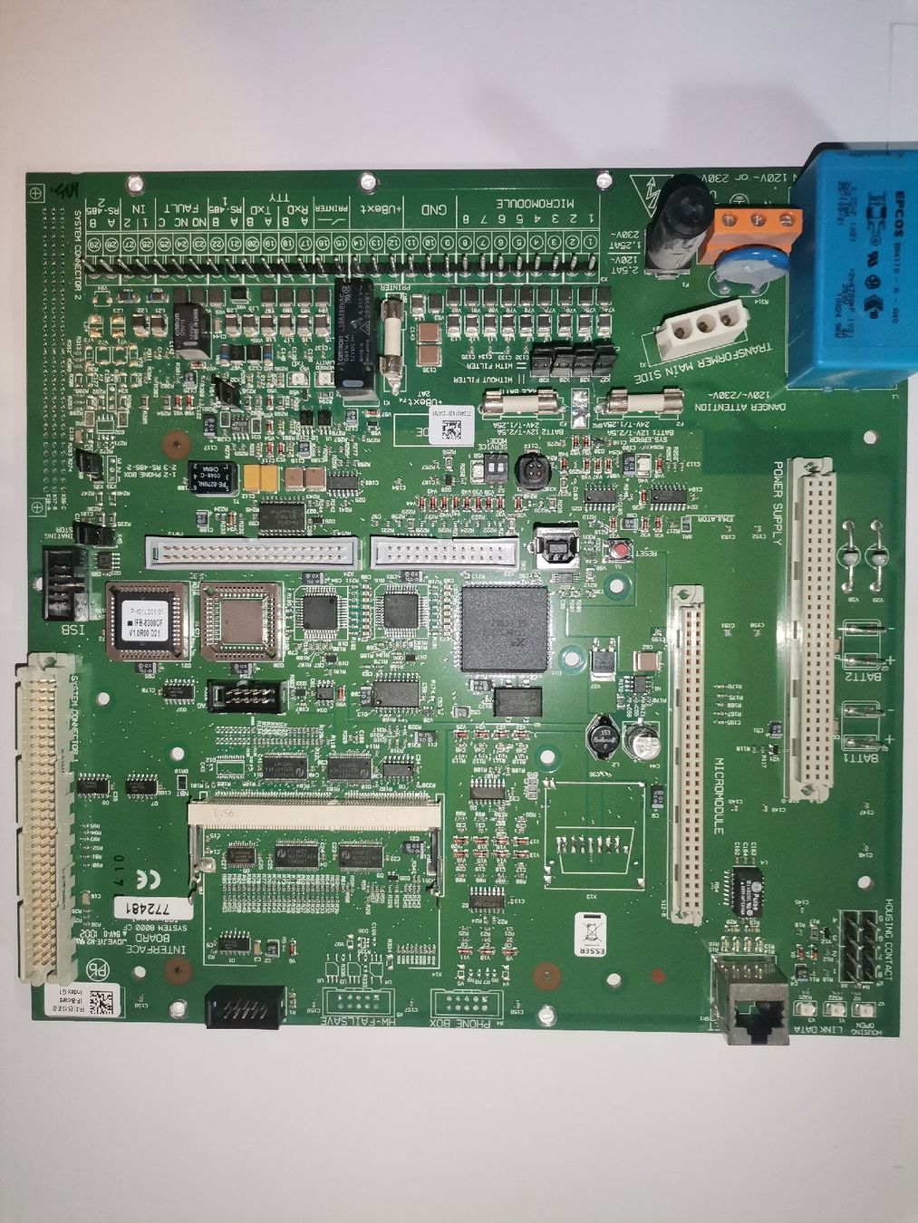 Honeywell Componenti elettronici: ESSER by Honeywell Interface Board 772481 (System 8000) – Usato da St. Gallen venduto da Bir_Rer