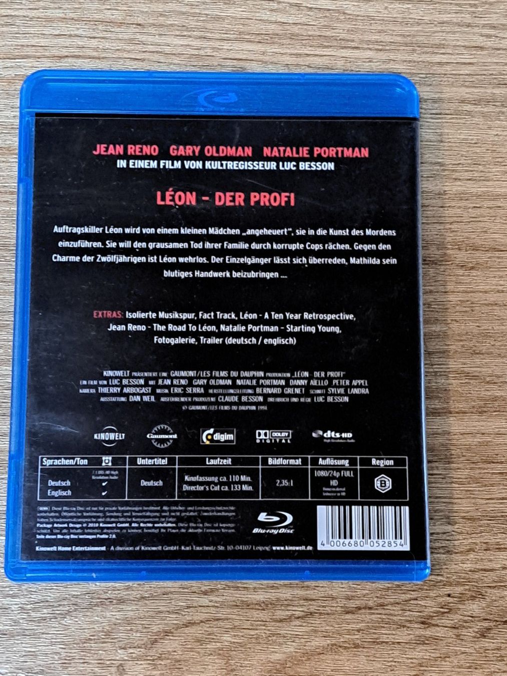 Tutti i DVDs: Blu-ray Léon, der Profi von Luc Besson. UNCUT – Nuovo (secondo la descrizione) da Unterseen venduto da Kanica 1