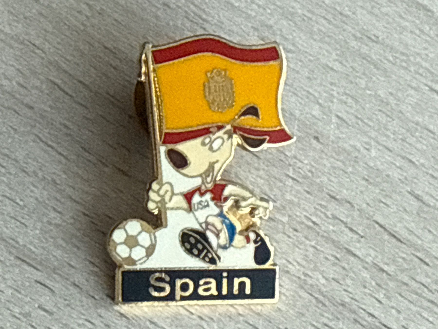 Plaketten & Abzeichen: Pin WM USA94 SPAIN – Gebraucht aus Glattbrugg von Schweigmatt