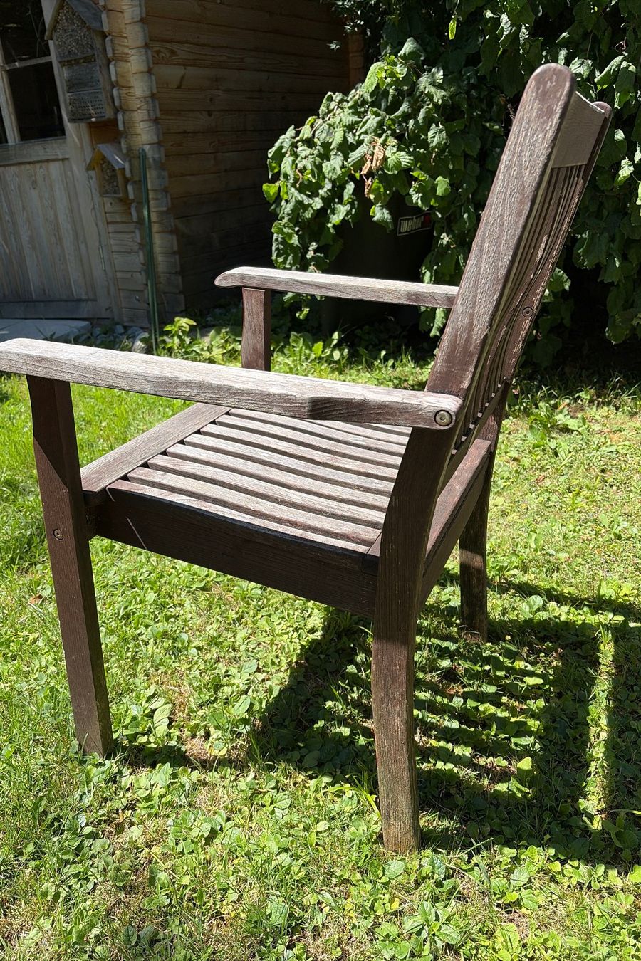 Pfister Sedie: 4 Gartensessel aus Holz – Usato da Ebmatingen venduto da Ramses1896 1
