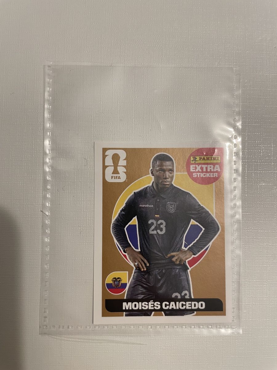 Panini Cartes à collectionner: Panini FIFA Extra Sticker Moises Caicedo neu – Neuf (Voir description) à Füllinsdorf par swiss-discounter