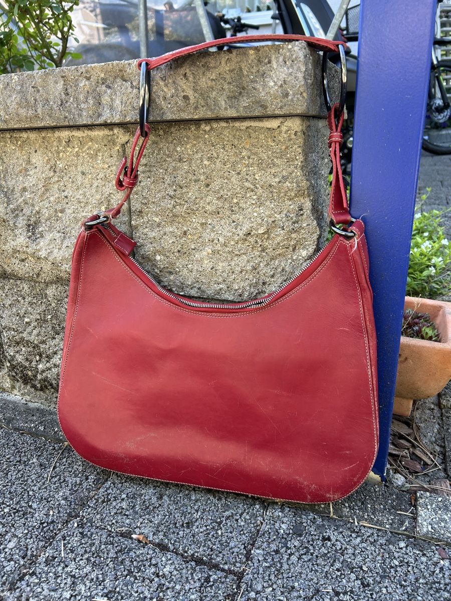 Lancel Borse da donna: Lancel Paris Handtasche aus Leder, rot – Usato da Münchenstein venduto da sam_2g78 1