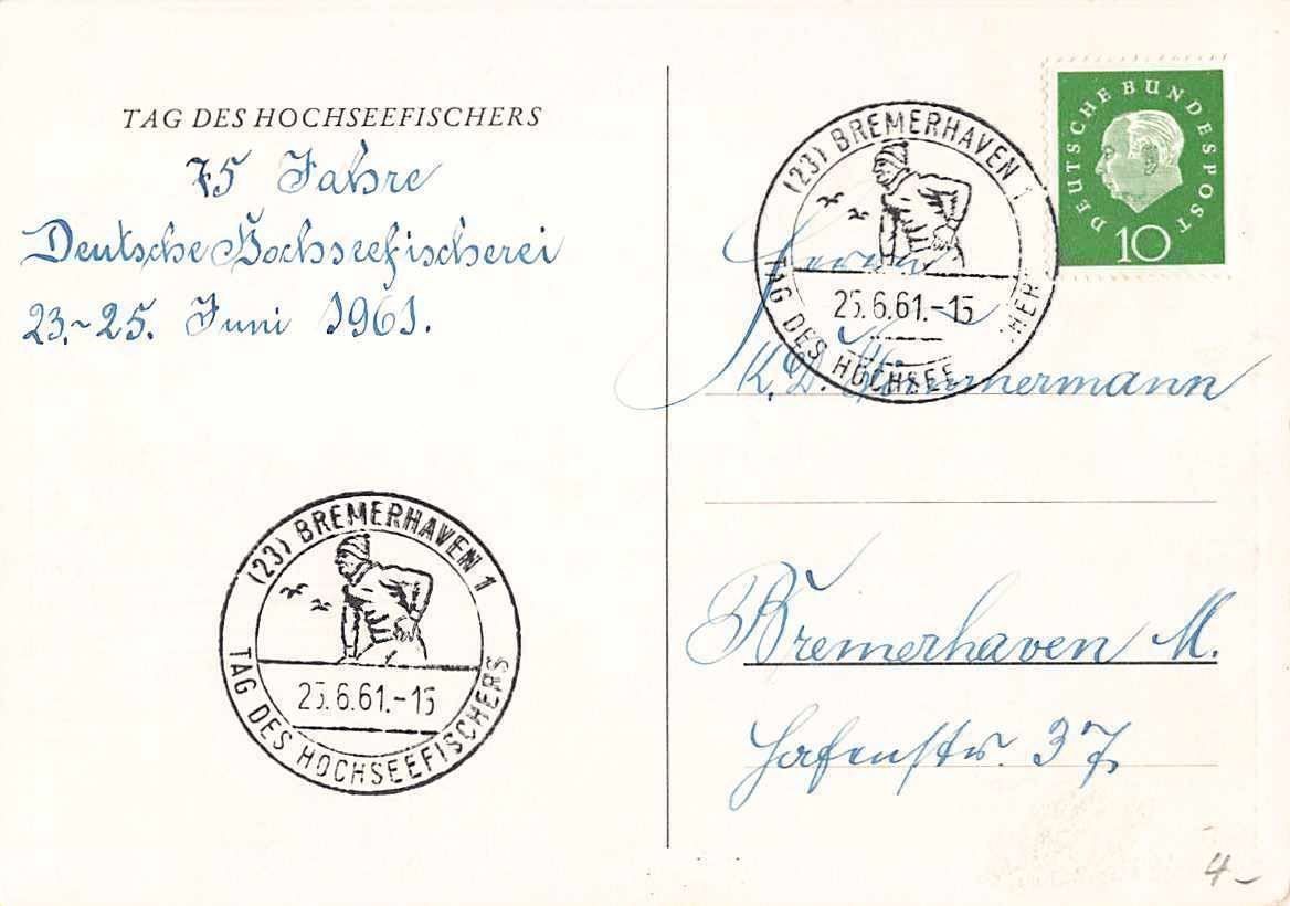 Cartes postales: Exotische Ansichtskarte HOCHSEEFISCHEREI – D'occasion à Winterthur par SchatzchischtliWinti 1