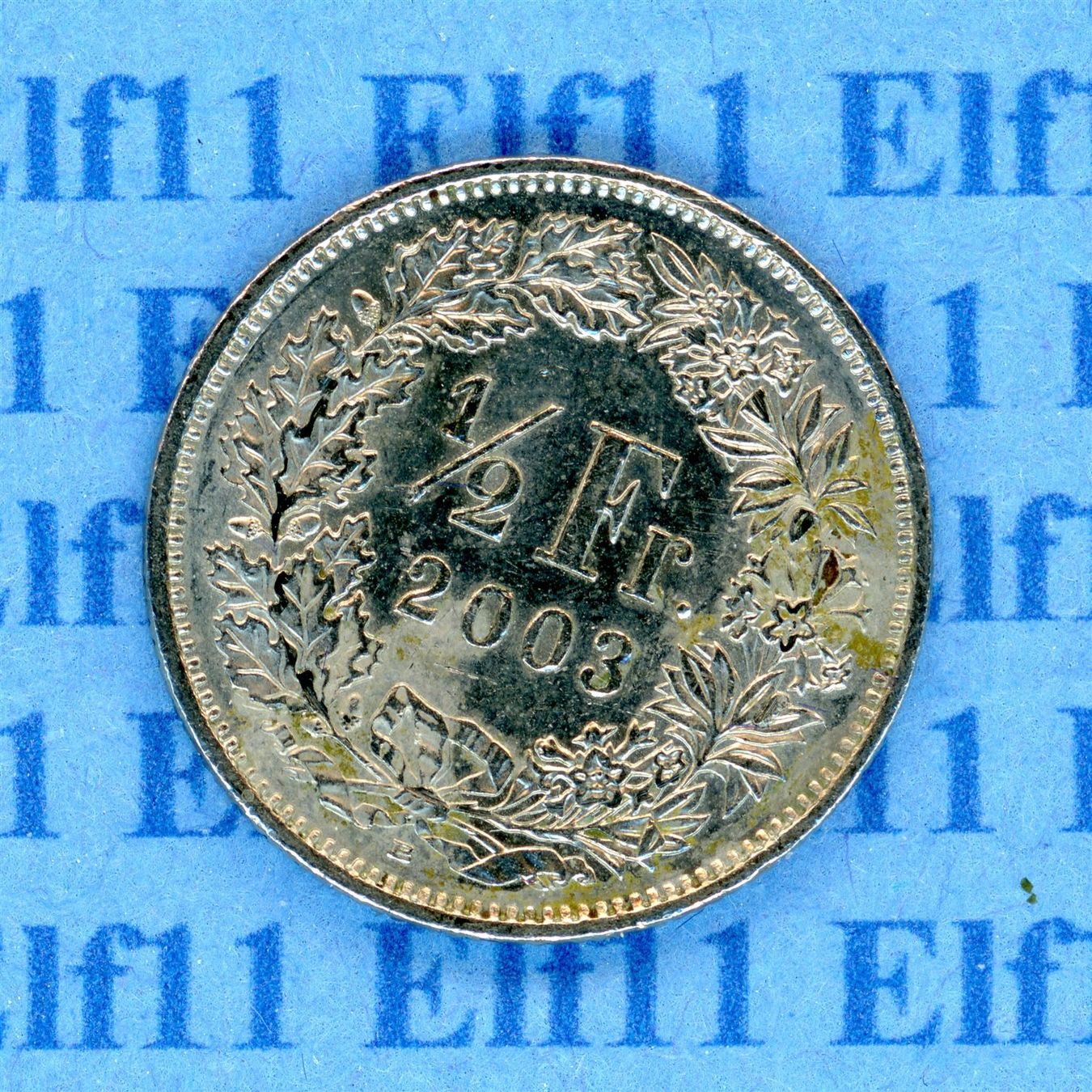 Tutti le monete: CHF___0.50 2003 -vz 50 Rappen – Usato da Widnau venduto da Elf11