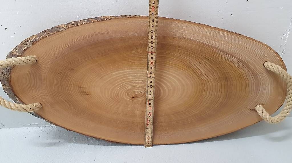 Plateaux: Servier-Tablett Massivholz – D'occasion à Ballwil par bundy_ric 3