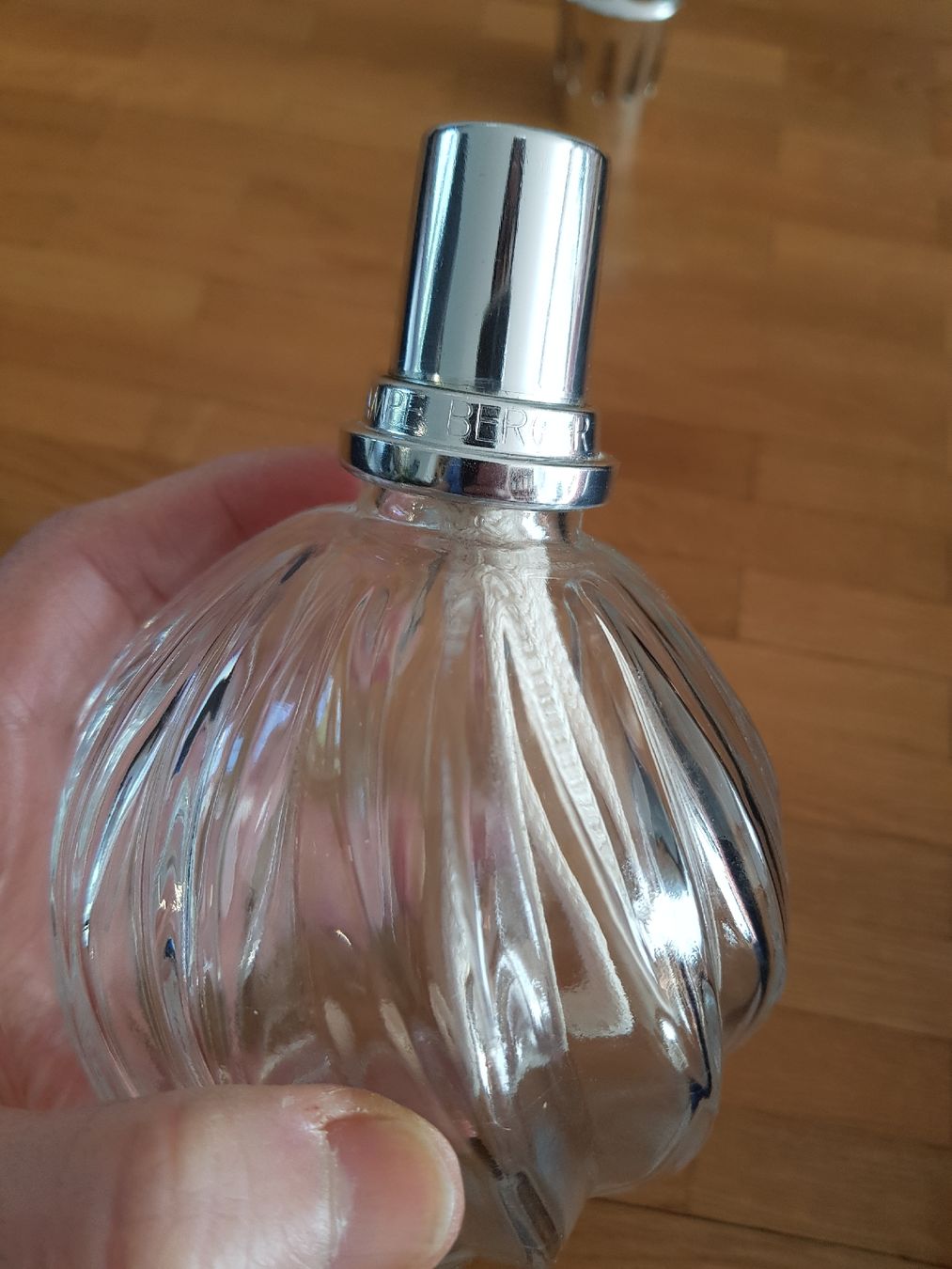 Maison Berger Diffusori di oli essenziali: Lampe Berger vintage verre moulé – Usato da Veyrier venduto da sosozizou 2