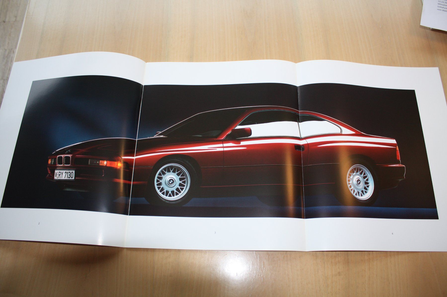 BMW Documenti: BMW 850i Prestige Prospekt 1990 – Usato da Wikon venduto da erwin400 1