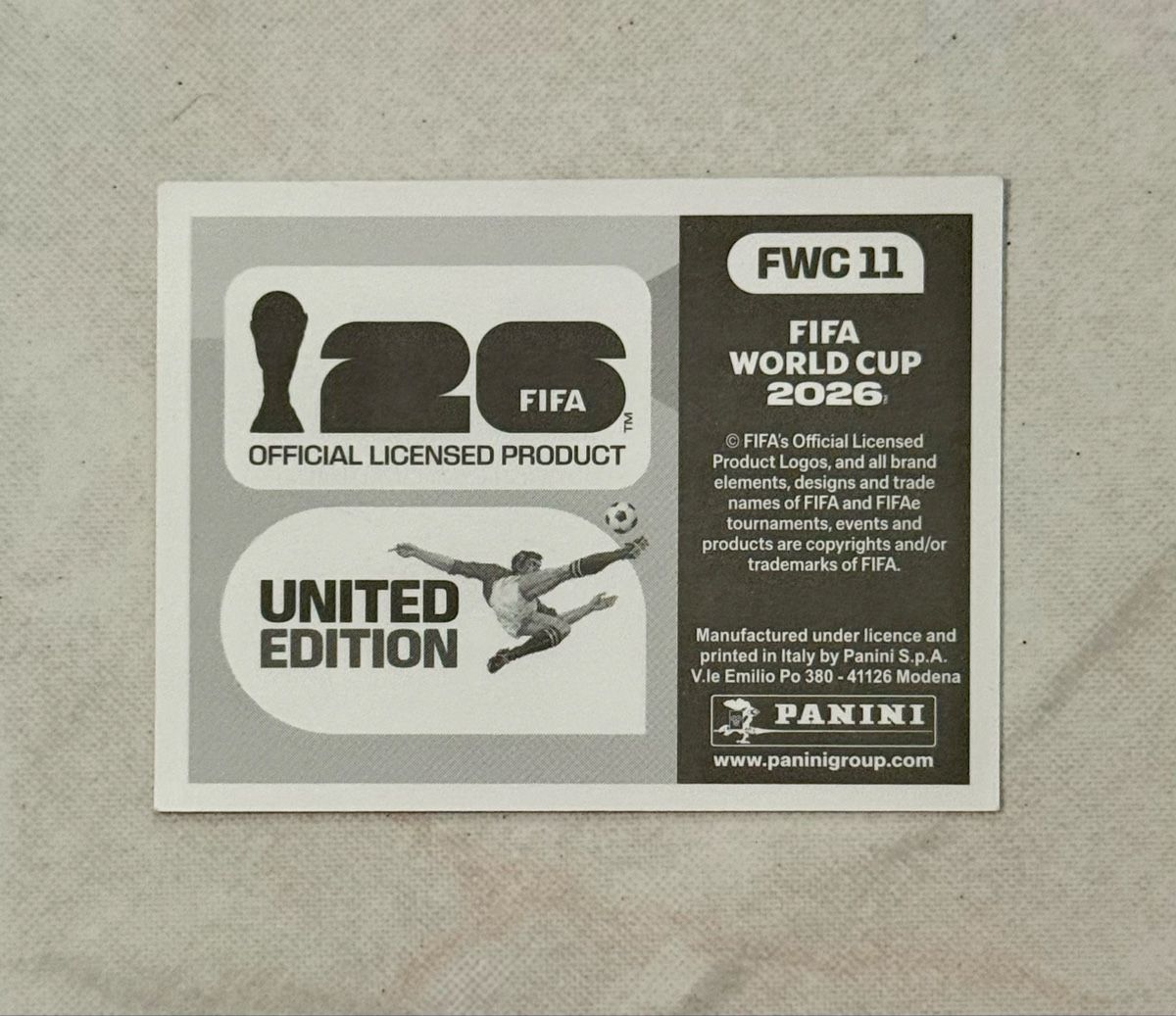 Panini Sammelbilder & Trading cards: Panini WM 2026!!! FWC 11 – Neu (gemäss Beschreibung) aus Oberentfelden von NunoLouro 1