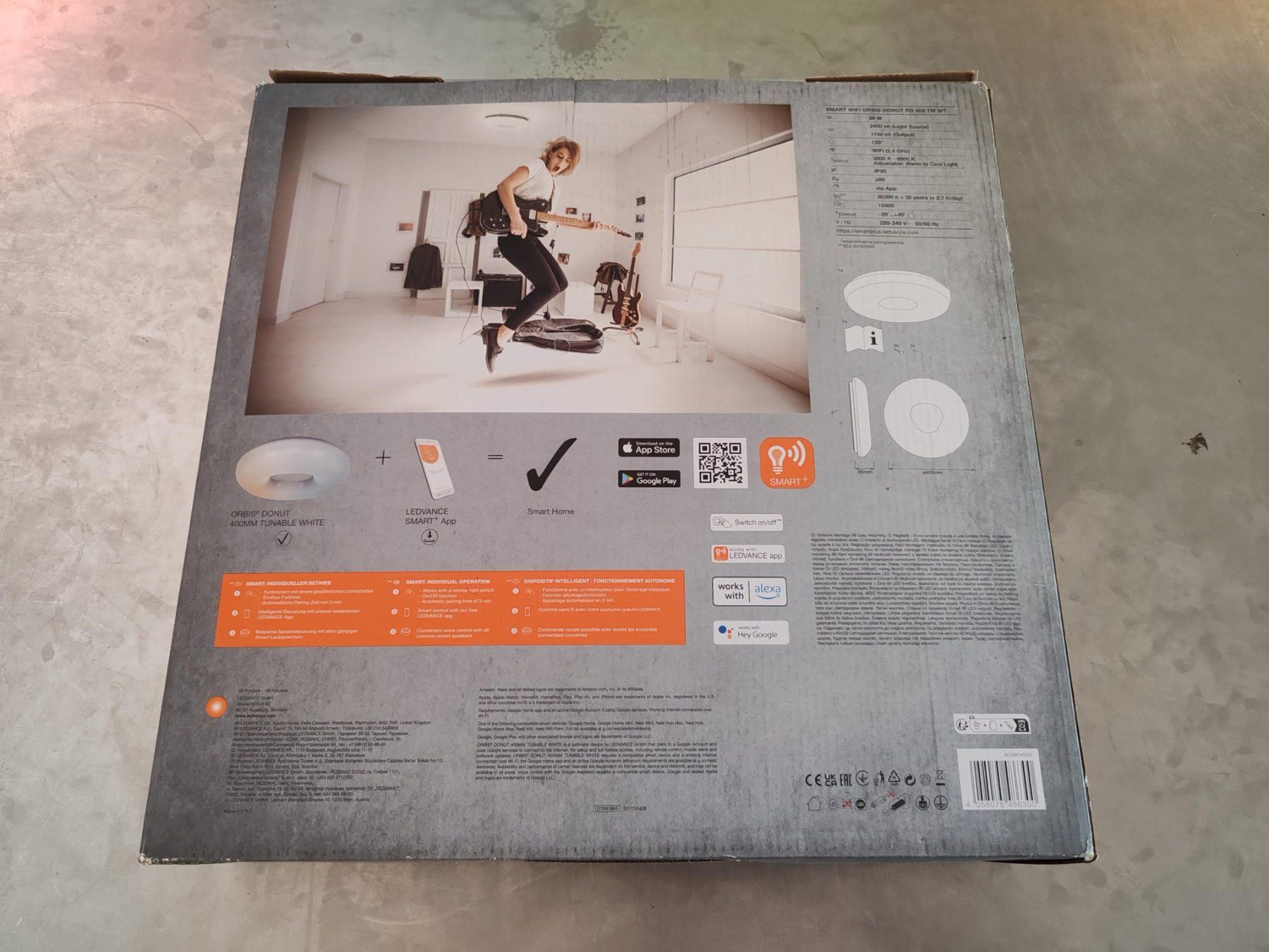 Lampadari & plafoniere: LEDVANCE SMART+ Orbis Donut WiFi Deckenleuchte – Nuovo (secondo la descrizione) da Bern venduto da PrettyGood 1