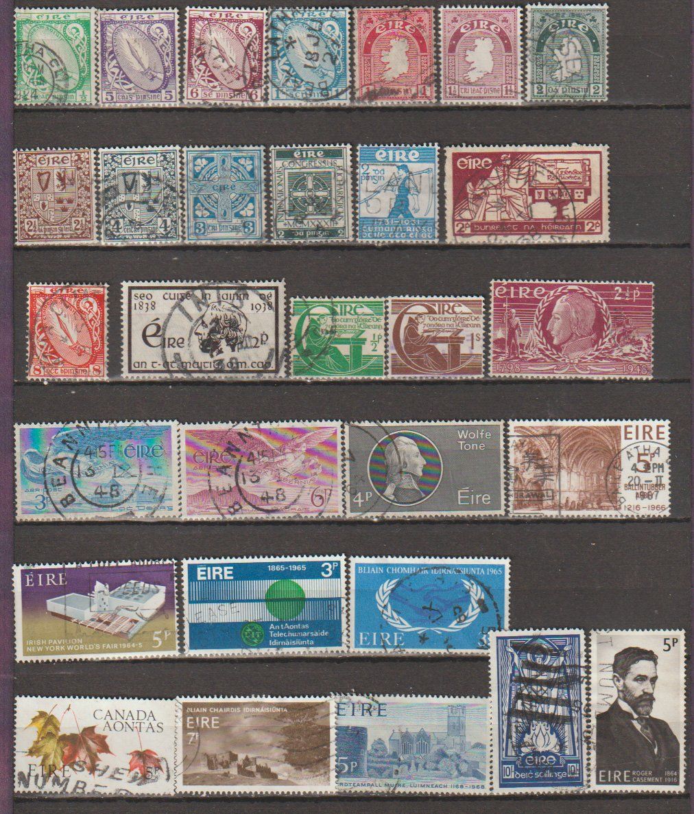 Alle Briefmarken: Eire lot divers thèmes – Gebraucht aus Crans-Montana von kira56 2