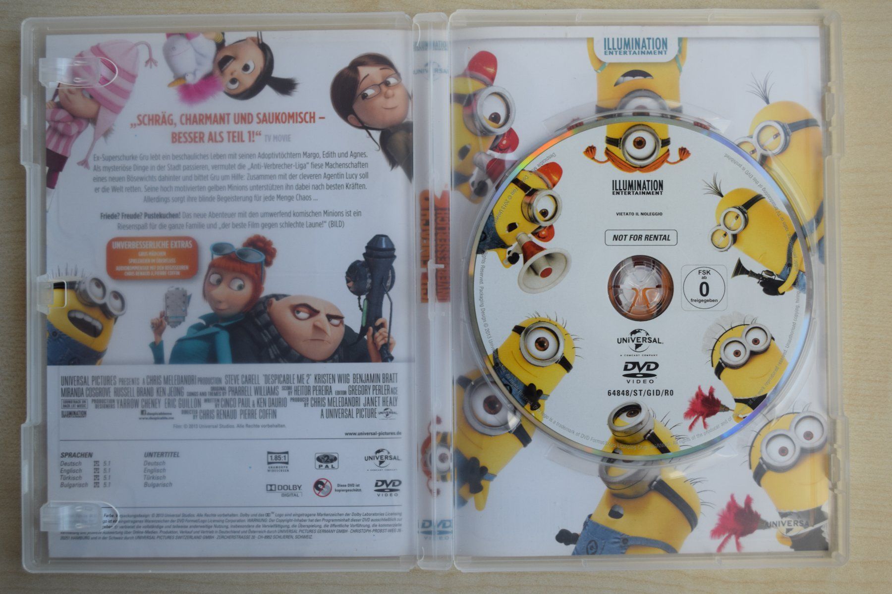 Alle DVDs: ICH EINFACH UNVERBESSERLICH 2 (60) – Gebraucht aus Reutigen von DONDON55 3