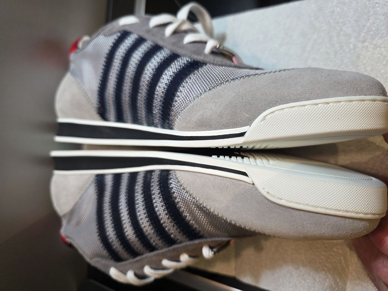 Dsquared2 Chaussures hommes: Dsquared2 Turnschuhe Runner Grau Blau Grösse 45 neu mit Box – Neuf avec emballage d'origine à Hägendorf par bue_58km 4