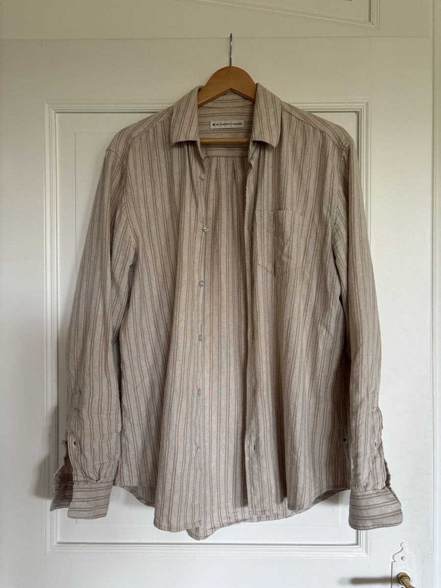 Camicie: By Garment Makers leinen Hemd Gr. L – Usato da Bern venduto da emski