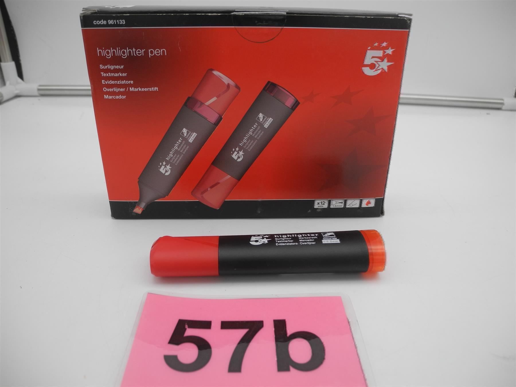 Stifte & Marker: 12 Textmarker Rot, Nr. 57b – Neu und originalverpackt aus Kottwil von Crazyrolf 1