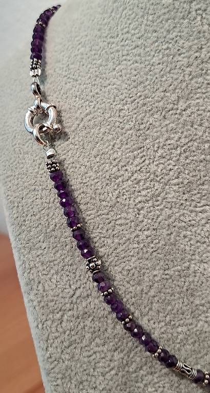 Catenine: Kette mit Amethyst und Silber – Usato da Stans venduto da wer_fd5f 2