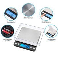 GASTRO PRO Küchenwaage Digitale Profi (Hochpräzise 0.01g-500