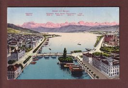 ZÜRICH mit Bergen