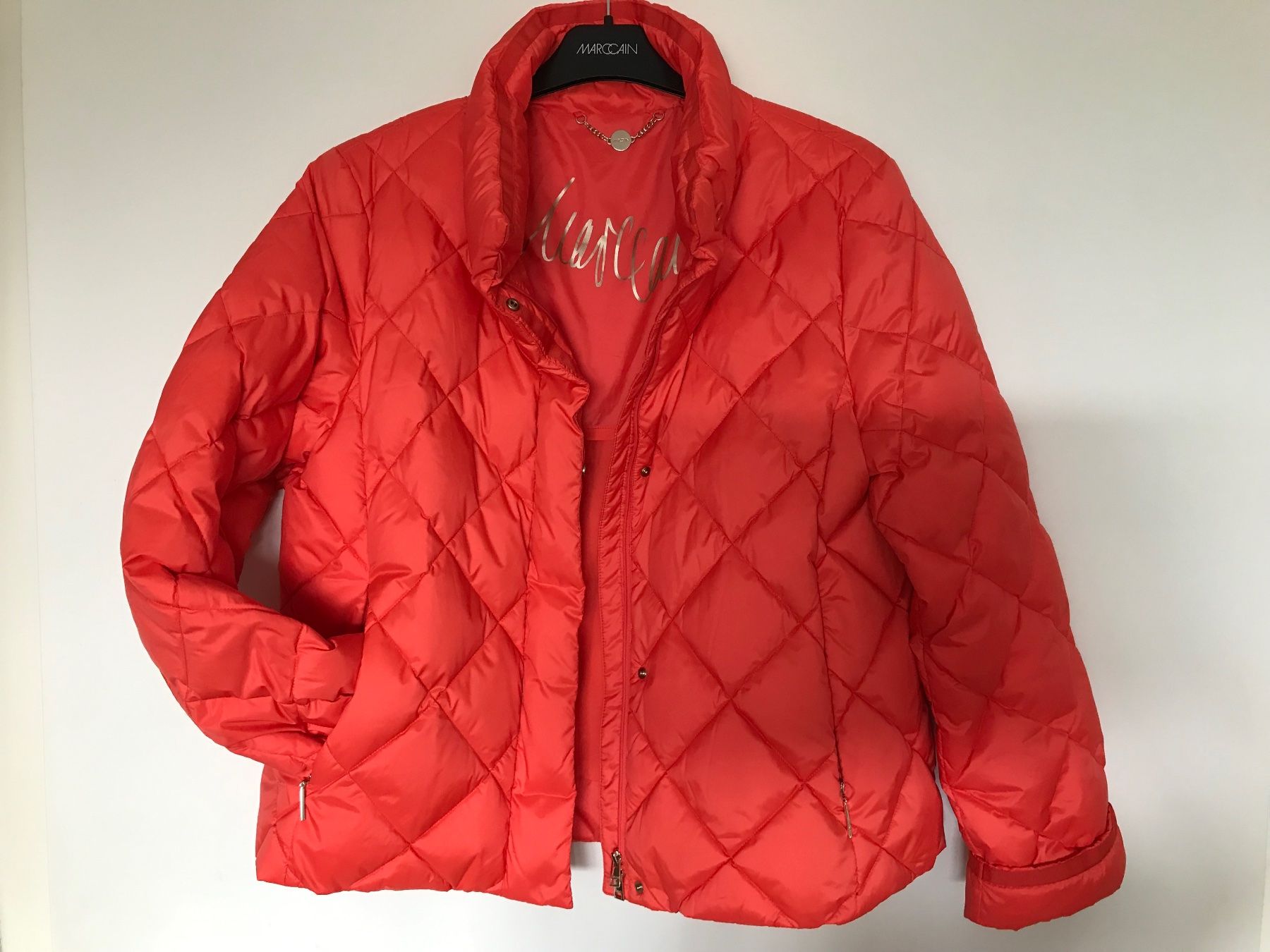 Marc Cain Giacche: Marc Cain Daunenjacke, orange, Gr. 3 – Usato da Niederteufen venduto da mix18 6