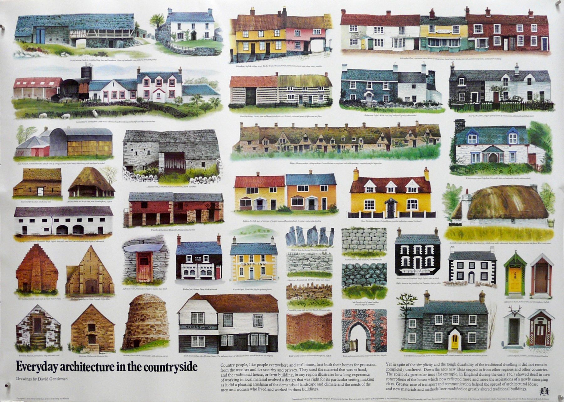 Foto & Immagini: Poster: Everyday architecture in the countryside – Usato da St. Gallen venduto da yanik020505