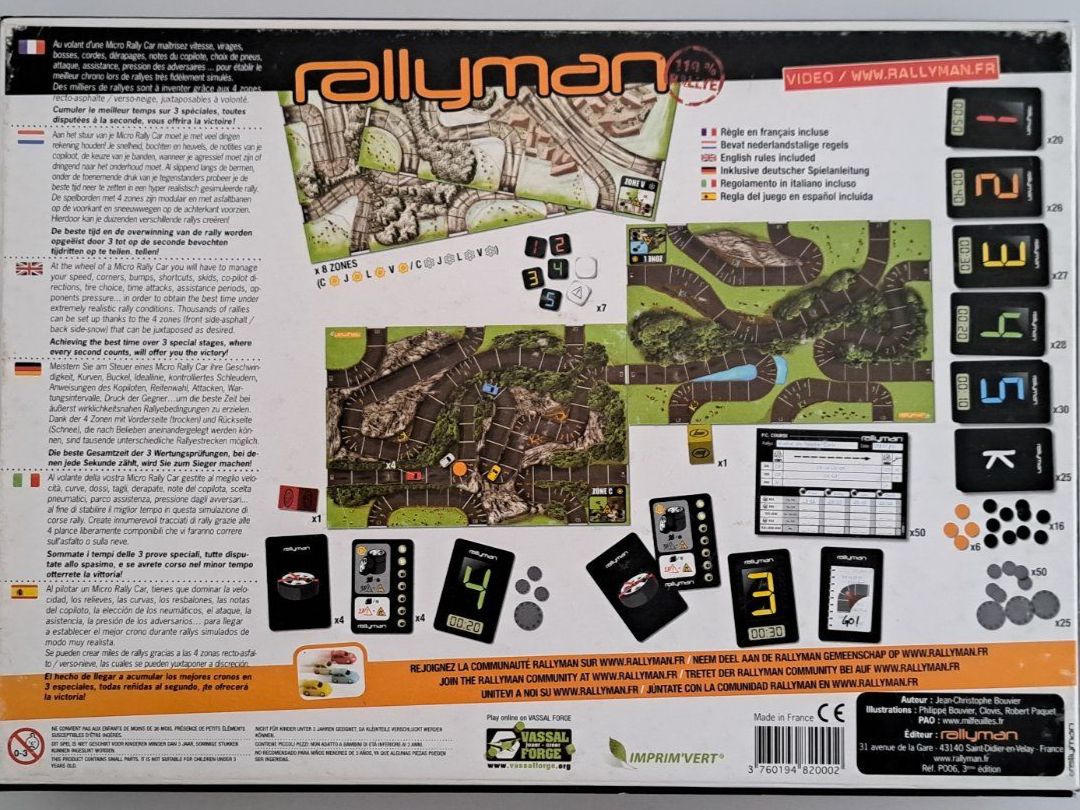 Giochi: Brettspiel Rallyman – Usato da Stans venduto da bergsicht42 1
