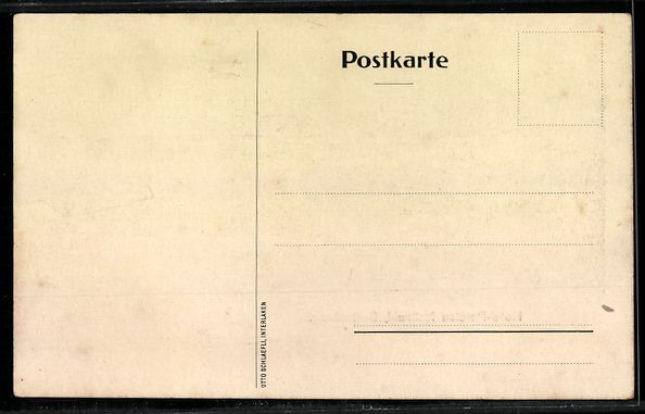 Cartoline postali: AK Beatenberg, Hotel-Pension National – Usato da Berlin venduto da bartko-reher 1