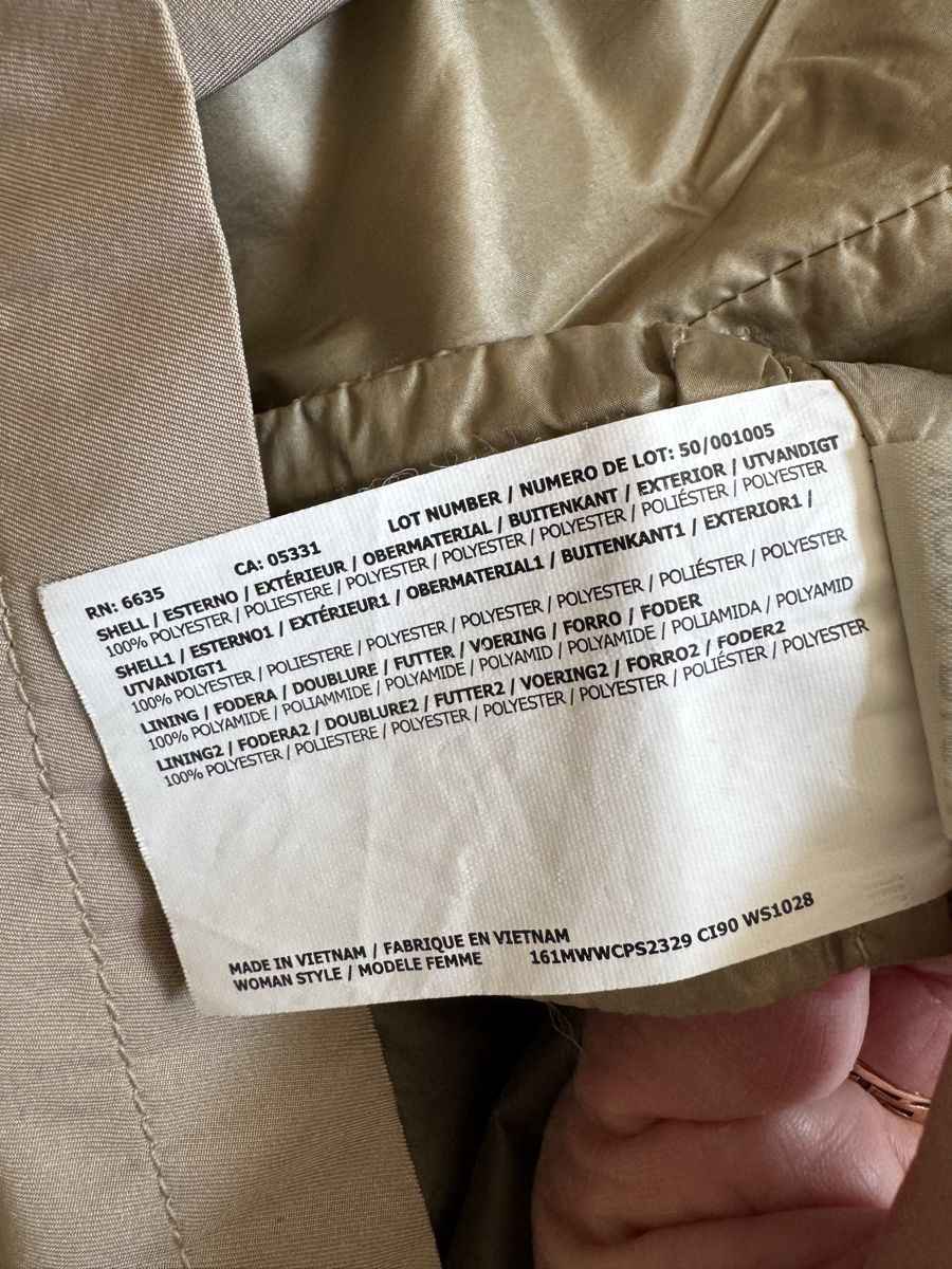 Jacken: Superbe Trench Woolrich, Taille XL, beige – Neu (gemäss Beschreibung) aus Morges von sandy069 4
