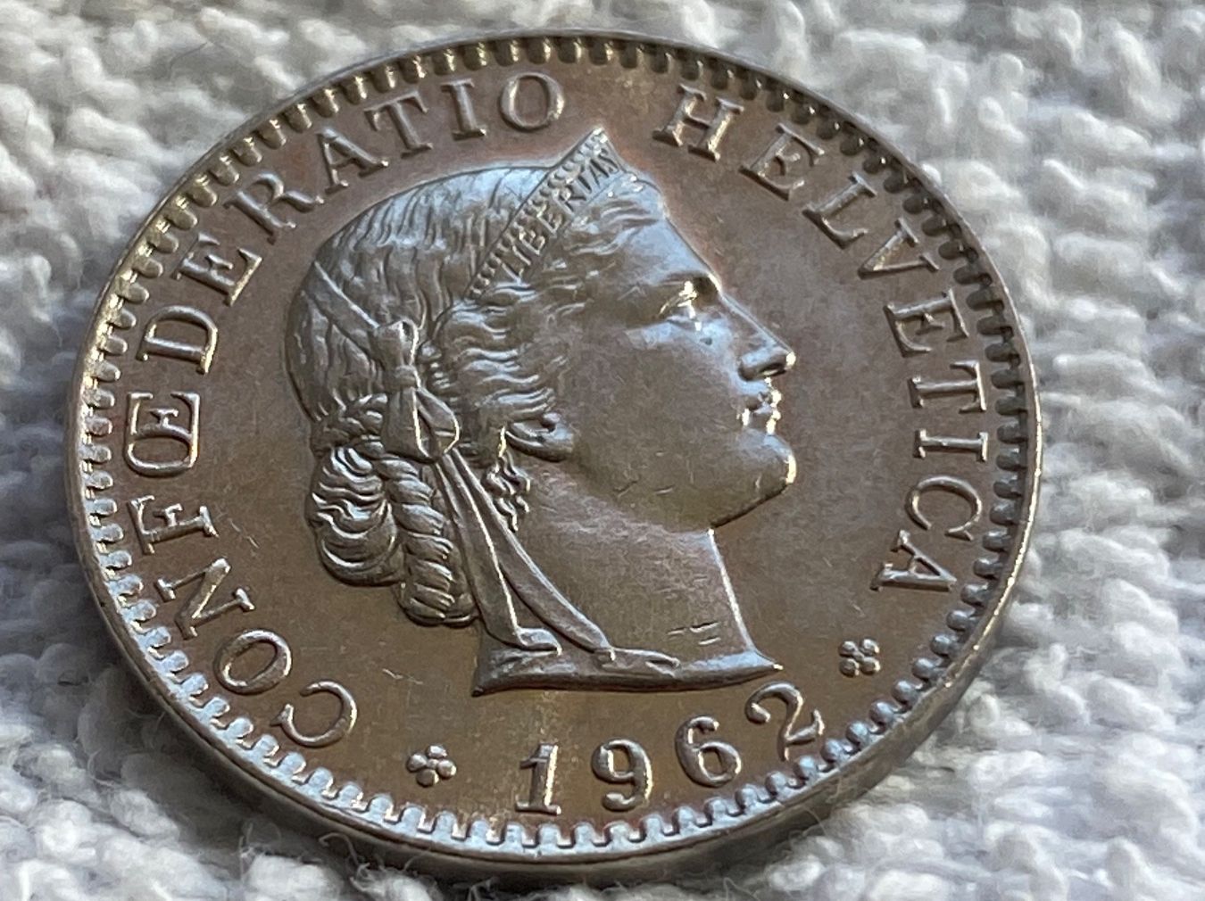 Tutti le monete: 20 centimes/rappen 1962 – Usato da Nyon venduto da Ilmi09