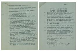 Walter Byron (1899-1972) & Samuel Goldwyn - sign. Vertrag