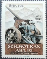Soldatenmarken 2.WK, Schw Mot Kan Bttr 124, Wi Art 293