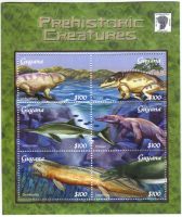 Block "Dinosaurier". Guyana