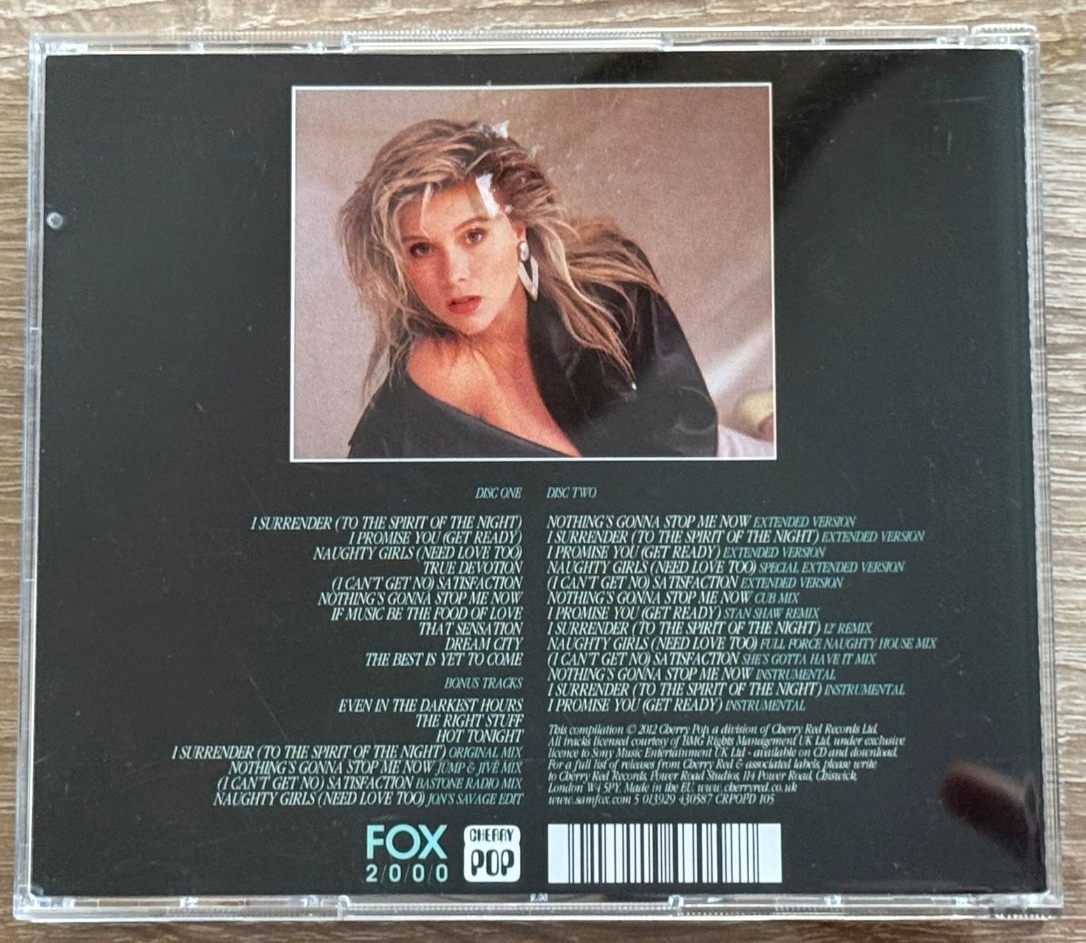 CD: Samantha Fox Deluxe Edition 2x Picture CD Album Cherry Pop – Usato da Aarau venduto da Grogu66 1