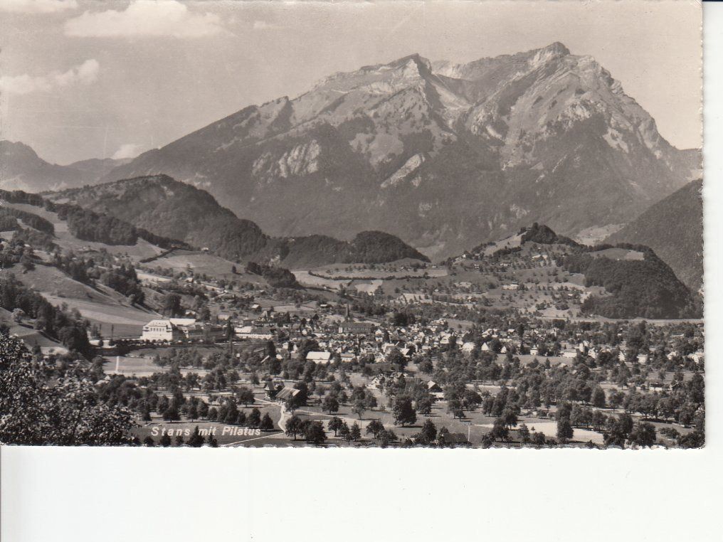 Ansichtskarten: Stans 1957 – Gebraucht aus Bürglen TG von StampGraf