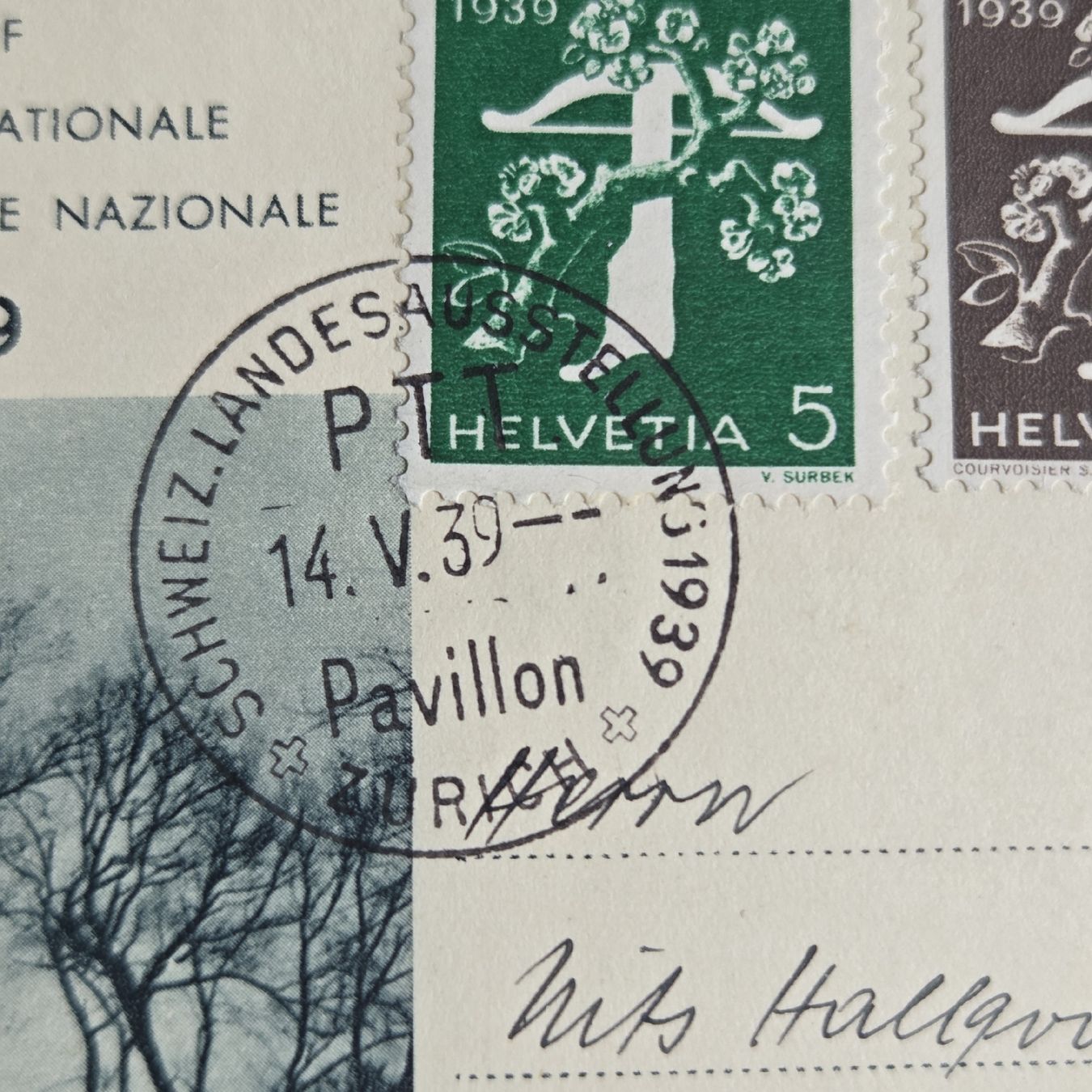 Tutti i francobolli: Brief gelaufen Ballonpost 1939.. – Usato da Stans venduto da Ducati16 3