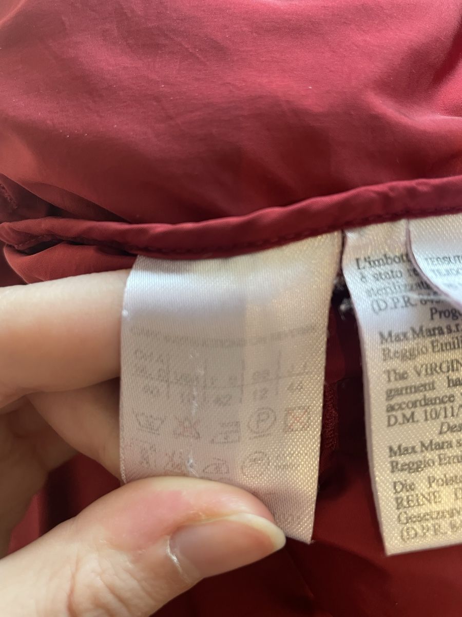 Max Mara Giacche: Piumino Bordeaux Max Mara – Usato da Castel San Pietro venduto da sof_5f2g 4