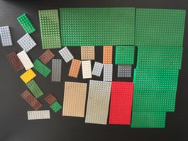 Baugrundplatten Lego farbig gemischt guter Zustand
