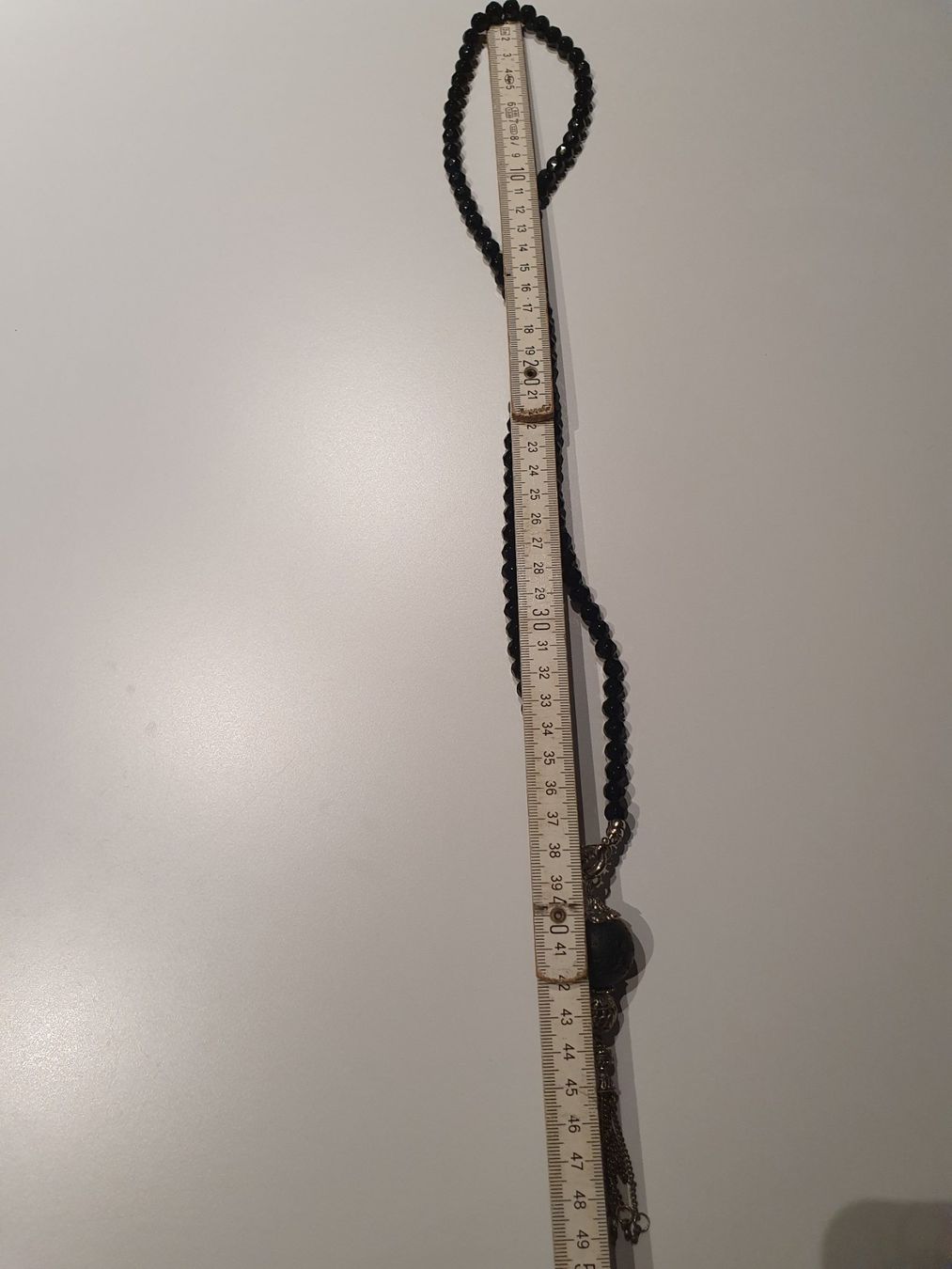 Catenine: Lange Perlenkette, schwarz Modeschmuck – Usato da Heinrichswil venduto da sabi2809 3