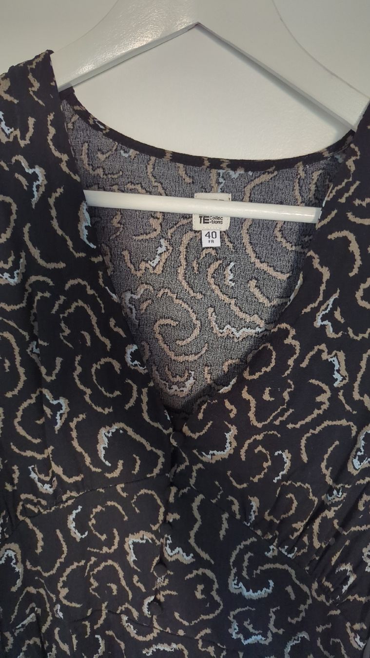 Vestiti: Schickes Musterkleid Gr. 38 schwarz/gold – Nuovo (secondo la descrizione) da Neuheim venduto da sh0_gbz7 2