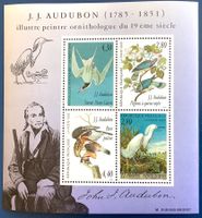 1995 Frankreich - France Vogel - J.Audubon Block 16  **