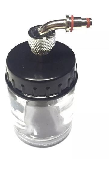 Tutti gli attrezzi: Airbrush Gläser. Farbtopf – Nuovo e nell'imballaggio originale da Amriswil venduto da JaJa-Express 1