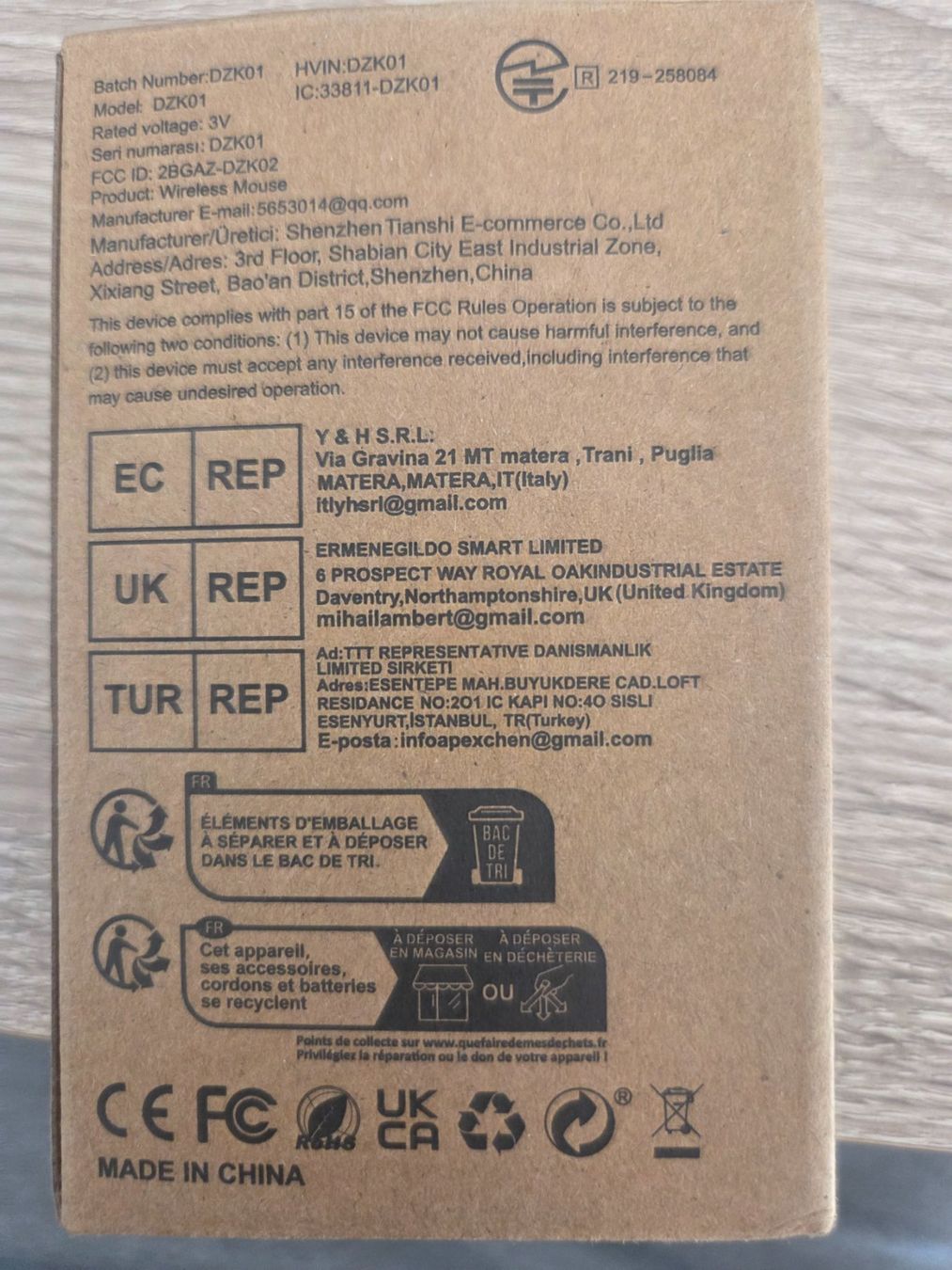 Maus: Souris gaming sans fil – Neu und originalverpackt aus Yverdon-les-bains von vwg_89 2